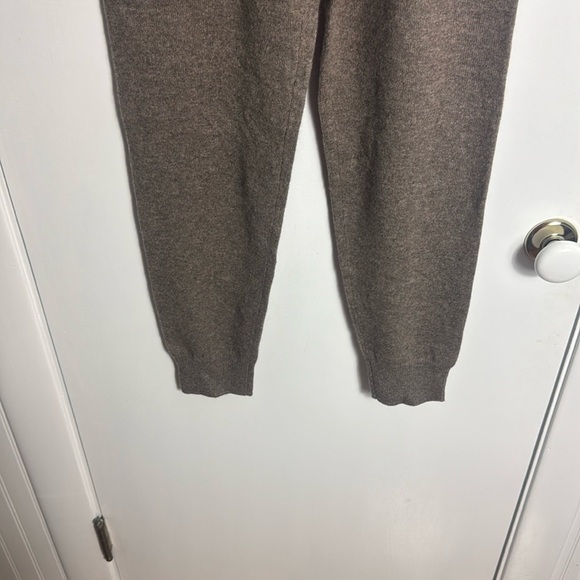 Reformation Caitlin Cashmere Joggers Size Small Brown Tan - Picture 3 of 12
